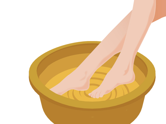 足浴にマッサージを加えてより効果的に